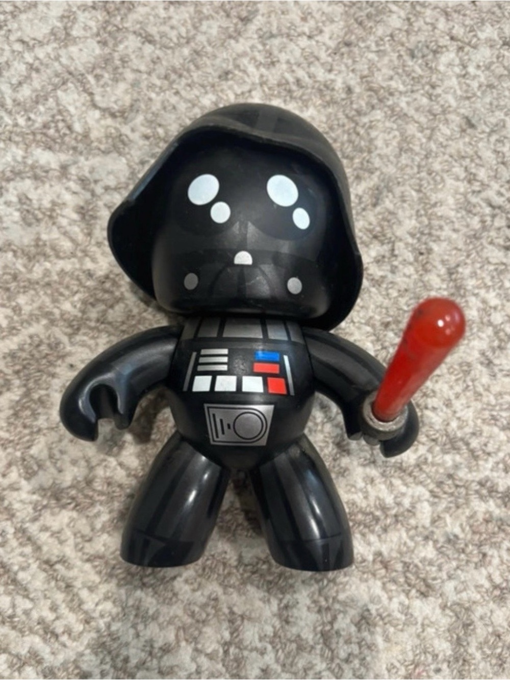 Star Wars Black Darth Vader-mighty muggs with Red Lightsaber